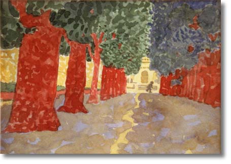 Red Trees, Paris